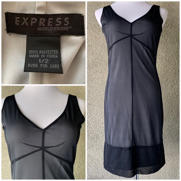 🔥5/$20🔥 “Express” Little Black Dress size XS - Picture 1 of 12